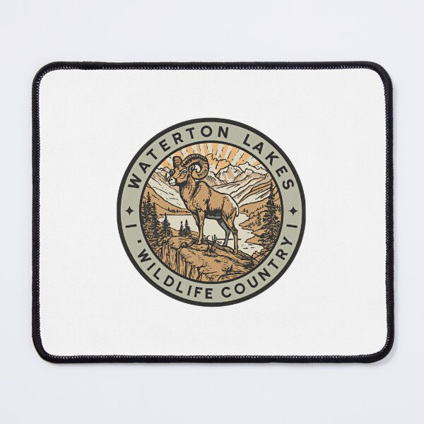 Item preview, Waterton Lakes Wildlife Country National Park Ram Nature Outdoors designed and sold by JonesFlora2025.