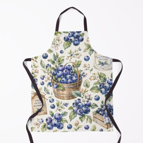 Item preview, Bueberry Cottage Garden Pattern | Cottagecore Berry Floral Seamless Design designed and sold by Aramdesing.