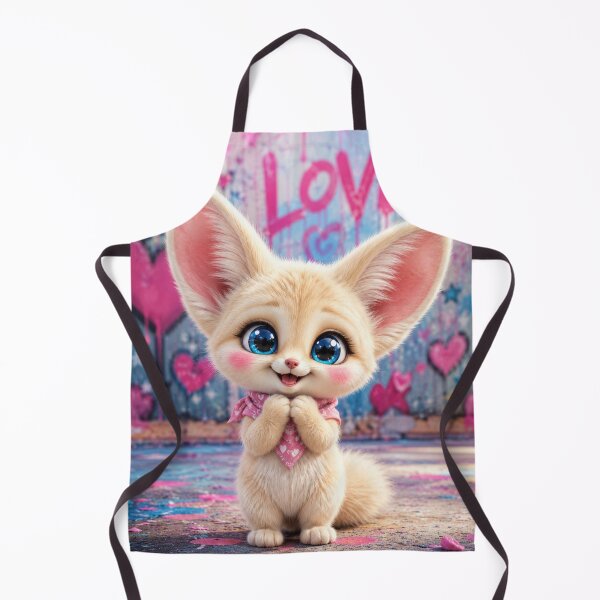 Item preview, Cute Baby Fennec Fox with Big Blue Eyes designed and sold by Rohan132.
