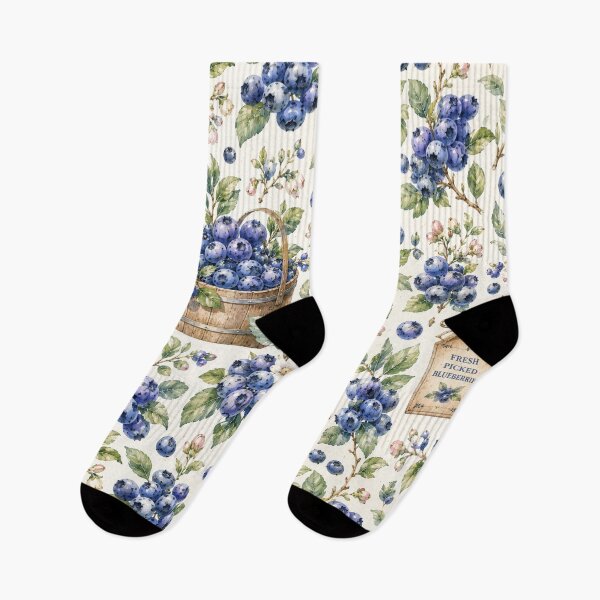 Item preview, Bueberry Cottage Garden Pattern | Cottagecore Berry Floral Seamless Design designed and sold by Aramdesing.