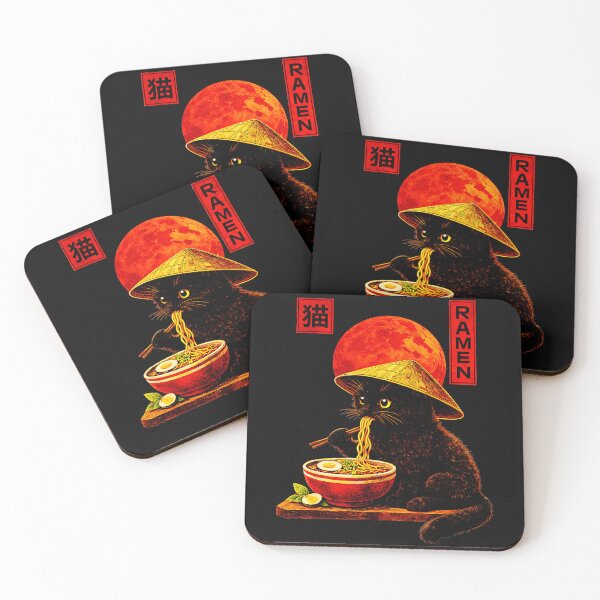 Item preview, Neko Ramen Cat Japanese Food Lover designed and sold by AmaXONIC.