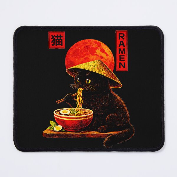 Item preview, Neko Ramen Cat Japanese Food Lover designed and sold by AmaXONIC.