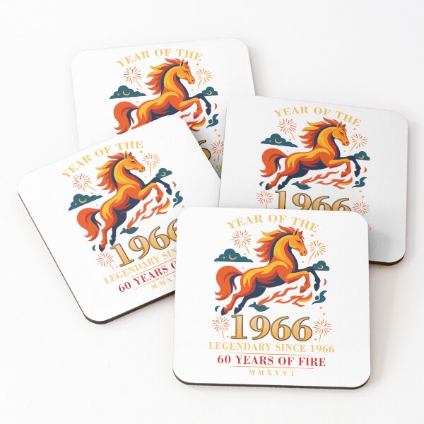 Item preview, 1966 Fire Horse – 60 Years of Fire 2026 Retro Birthday Gift designed and sold by FernaRoje.