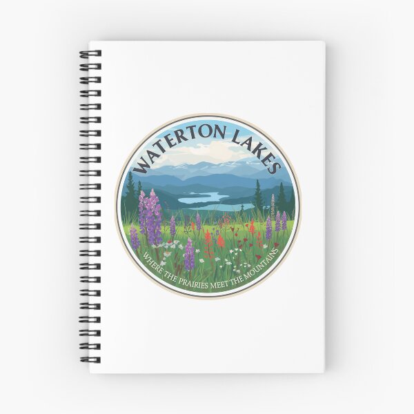 Item preview, Waterton Lakes Where The Prairies Meet The Mountains Canadian National Park Travel Souvenir designed and sold by JonesFlora2025.