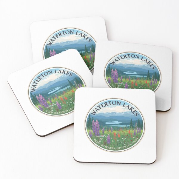 Item preview, Waterton Lakes Where The Prairies Meet The Mountains Canadian National Park Travel Souvenir designed and sold by JonesFlora2025.