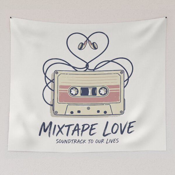 Item preview, Mixtape Heart designed and sold by DreamCapsules.