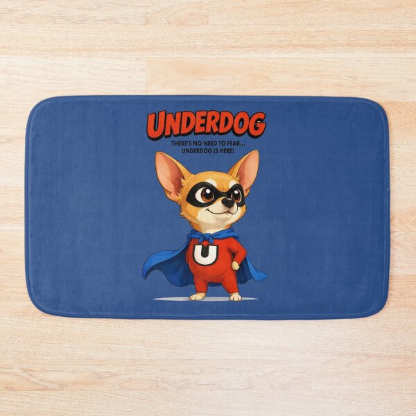 Item preview, Mighty Dog Hero – Retro Cartoon Parody Artwork designed and sold by VoglR.