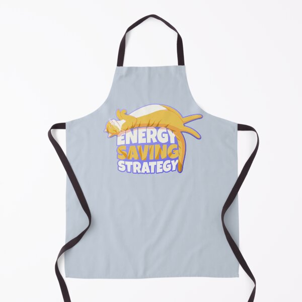 Item preview, Energy Saving Strategy - Funny Summer Cat designed and sold by Scolliecat.