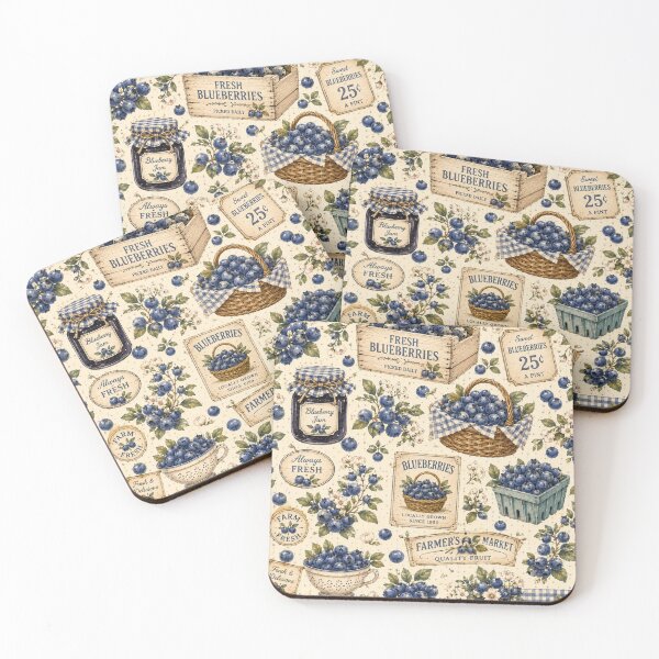 Item preview, Bueberry Cottage Garden Pattern | Cottagecore Berry Floral Seamless Design designed and sold by Aramdesing.