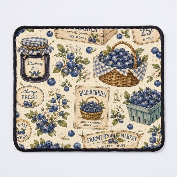 Item preview, Bueberry Cottage Garden Pattern | Cottagecore Berry Floral Seamless Design designed and sold by Aramdesing.
