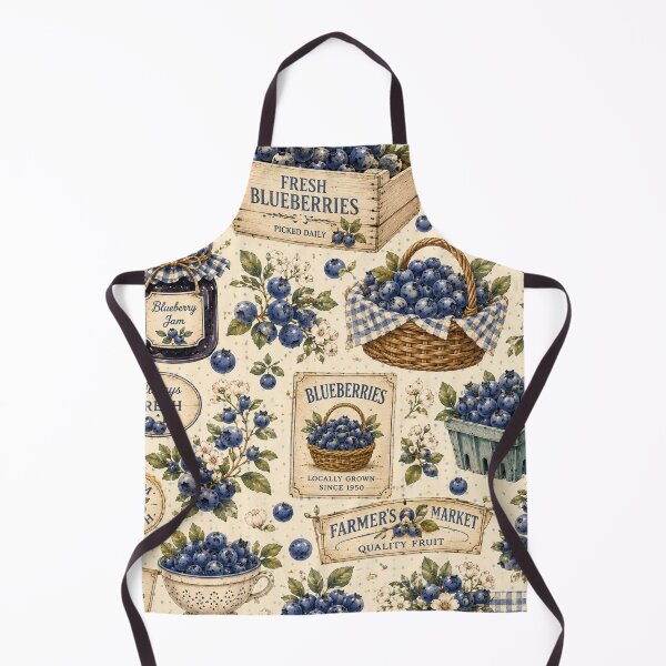 Item preview, Bueberry Cottage Garden Pattern | Cottagecore Berry Floral Seamless Design designed and sold by Aramdesing.
