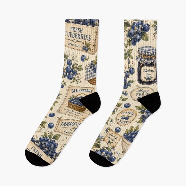 Item preview, Bueberry Cottage Garden Pattern | Cottagecore Berry Floral Seamless Design designed and sold by Aramdesing.
