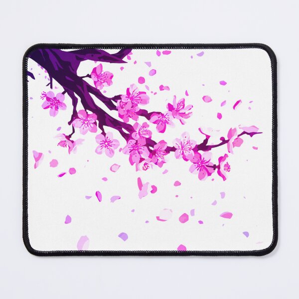 Item preview, Cherry Blossom Branch Falling Petals - Sakura Pink Floral Japanese Aesthetic Art designed and sold by kummo-0319.
