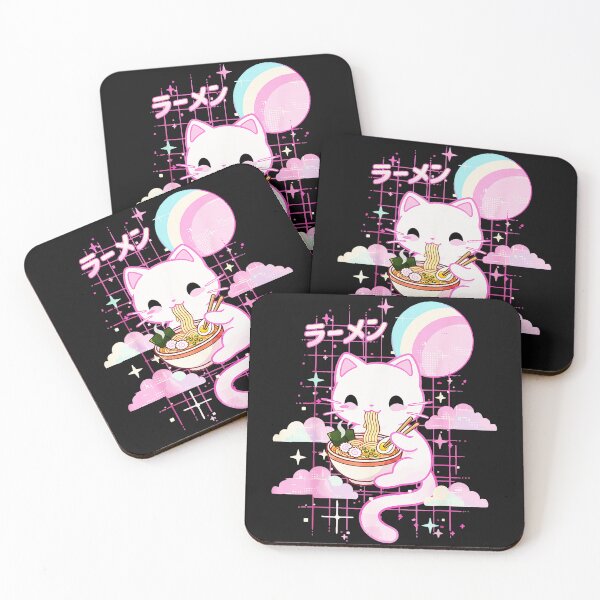 Item preview, Ramen Cat Noodles Japanese Food Lover Kitten designed and sold by AmaXONIC.