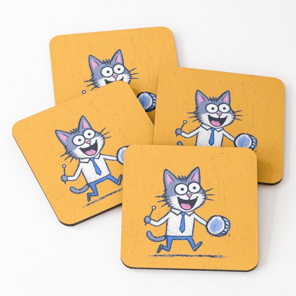 Item preview, TGIF Office Cat | Cute Funny Cat Celebrating the Weekend designed and sold by 516 Studio.