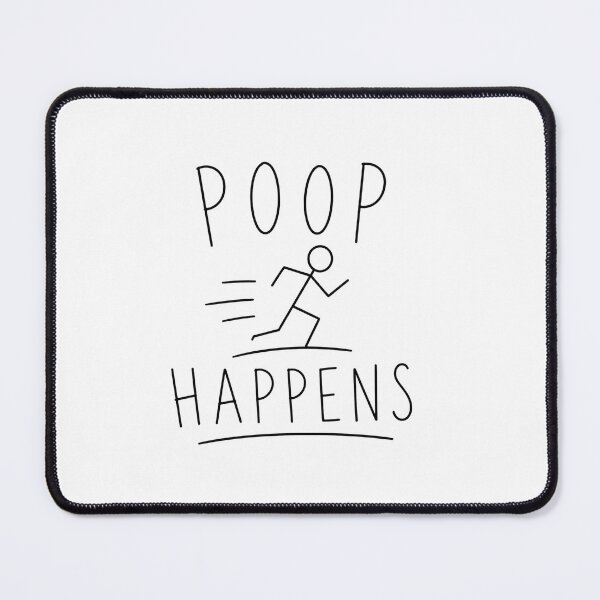 Item preview, Poop Happens | Running Humor  designed and sold by Earn Your View Trail Company.