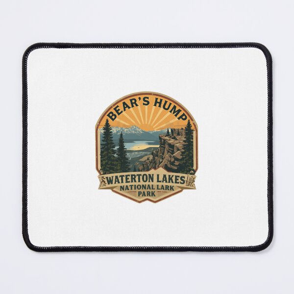 Item preview, Bear's Hump Waterton Lakes National Lark Park Outdoors Travel Hiker Souvenir designed and sold by JonesFlora2025.