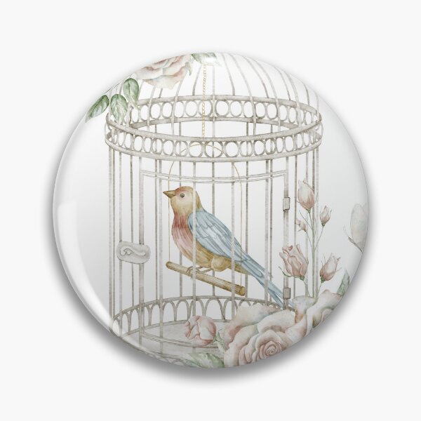 Item preview, Vintage Bird Cage with Roses designed and sold by Alisles.