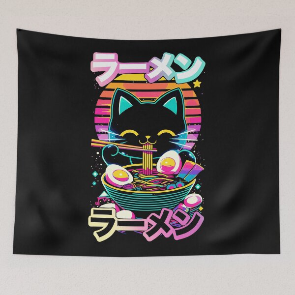 Item preview, Ramen Cat Japanese Noodles Lover designed and sold by AmaXONIC.