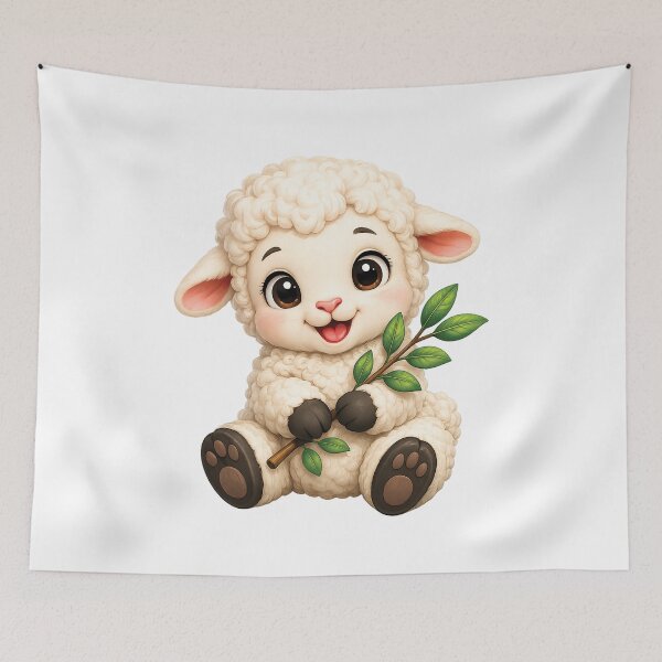 Item preview, Cute Baby Lamb designed and sold by myJPEG.