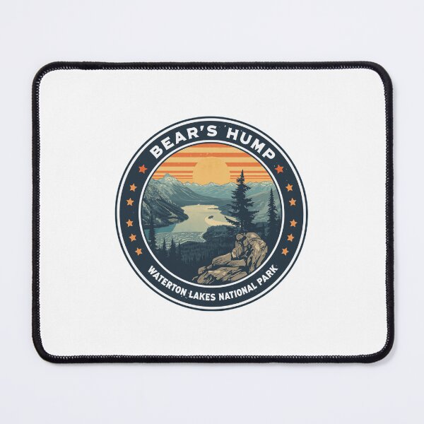 Item preview, Bear's Hump Waterton Lakes National Park Hiking Trail Traveler designed and sold by JonesFlora2025.