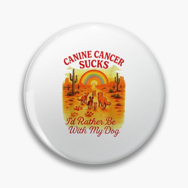 Item preview, Canine Cancer Sucks I'd Rather Be With My Dog Pet Cancer Awareness designed and sold by phoebelevine.