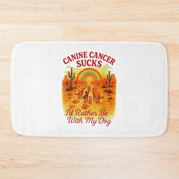 Item preview, Canine Cancer Sucks I'd Rather Be With My Dog Pet Cancer Awareness designed and sold by phoebelevine.