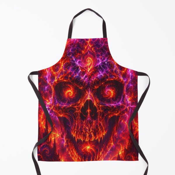 Item preview, Fractal Fire Skull – Infernal Psy Energy designed and sold by RH Design Lab.
