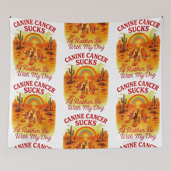 Item preview, Canine Cancer Sucks I'd Rather Be With My Dog Pet Cancer Awareness designed and sold by phoebelevine.