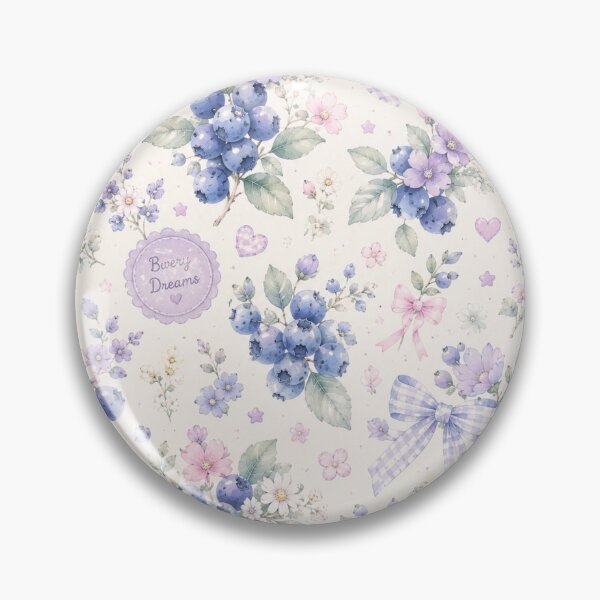 Item preview, Bueberry Cottage Garden Pattern | Cottagecore Berry Floral Seamless Design designed and sold by Aramdesing.