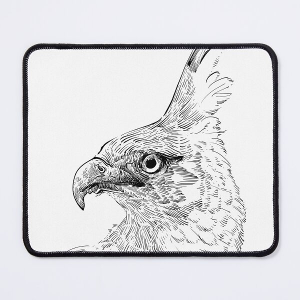 Item preview, Eagle hawk line art sketch designed and sold by midsketcher.