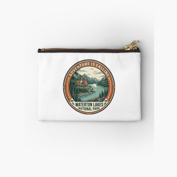 Item preview, Adventure Is Calling Waterton Lakes National Park Outdoor Travel Hiking Explorer designed and sold by JonesFlora2025.