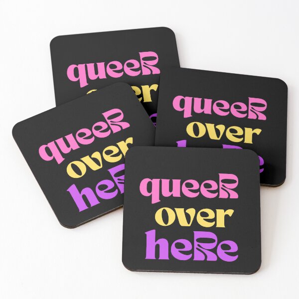 Item preview, QUEER over Here designed and sold by Swooncake Press.