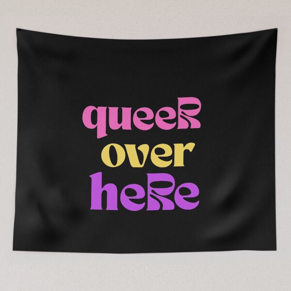 Item preview, QUEER over Here designed and sold by Swooncake Press.