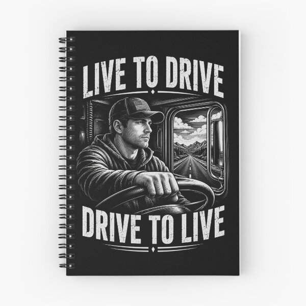 Item preview, Live to Drive, Drive to Live – Truck Driver Lifestyle Design designed and sold by MargaretaArt.