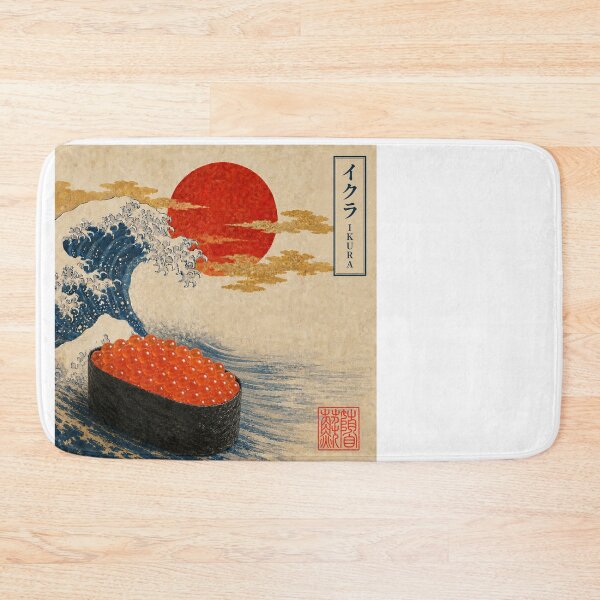 Item preview, Ikura Salmon Roe Gunkan — Ukiyo-e Japanese Sushi Art designed and sold by nurusubetei.