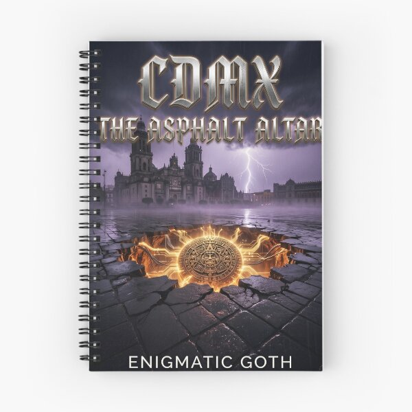 Item preview, CDMX The Asphalt Altar - Enigmatic Goth Mexico City Art designed and sold by EnigmaticGoth.