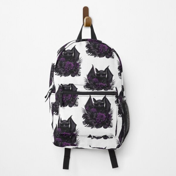 Item preview, Vampire Bat With Sunglasses Gothic Purple Roses Dark Academia designed and sold by phoebelevine.