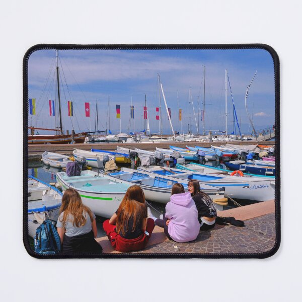Item preview, Bardolino Marina, Lake Garda on a Spring afternoon designed and sold by Violaman.