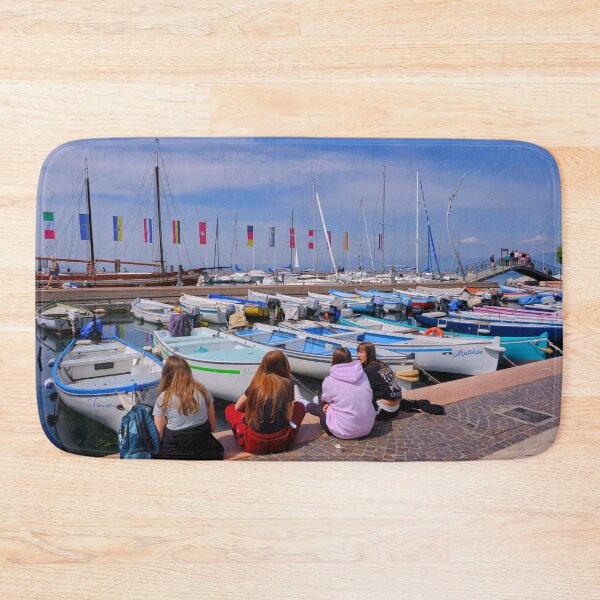 Item preview, Bardolino Marina, Lake Garda on a Spring afternoon designed and sold by Violaman.