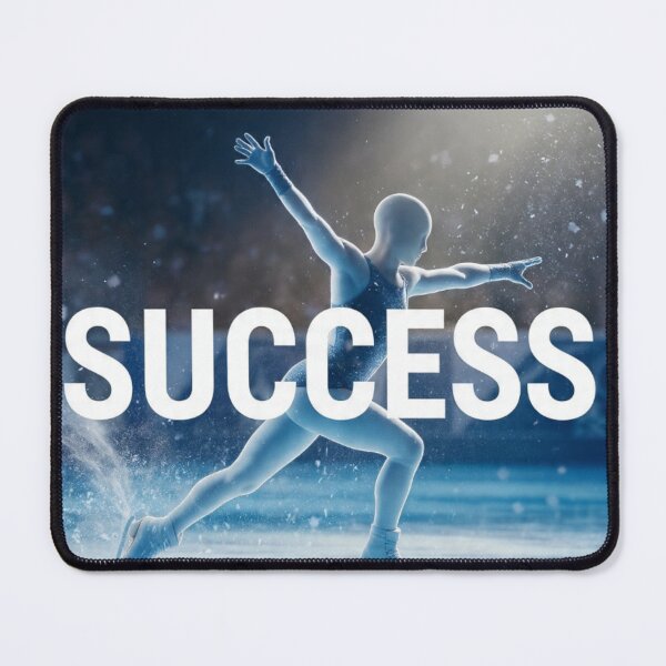 Item preview, Success Ice Skating Motivational Poster - Figure Skater Winter Sports Achievement Victory designed and sold by RAMHEARTS.