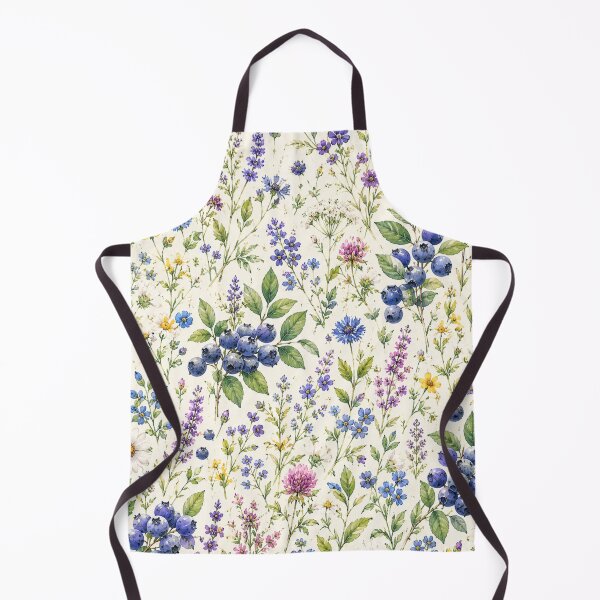 Item preview, Bueberry Cottage Garden Pattern | Cottagecore Berry Floral Seamless Design designed and sold by Aramdesing.