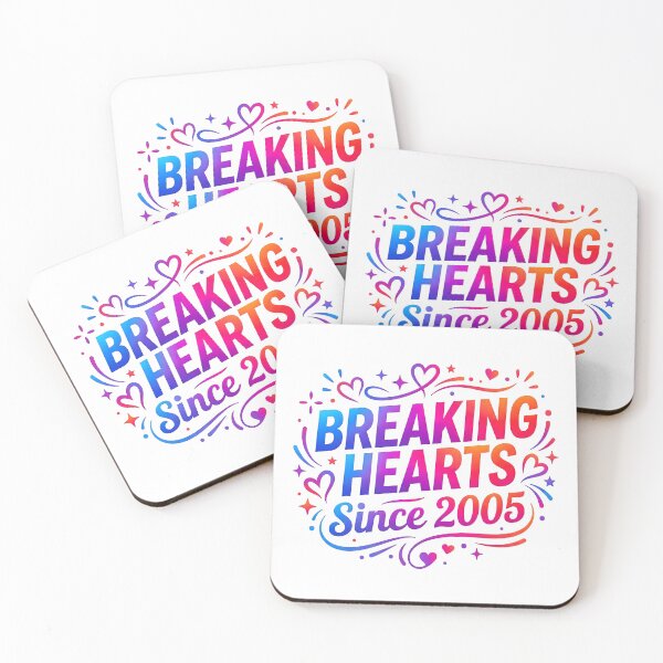 Item preview, breaking hearts, turning 20, 20 years old, heartbreaker, cute heartbreaker, flirty quote, funny birthday, sassy quote designed and sold by TrueArtVibes.