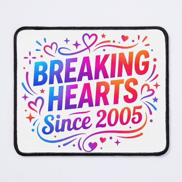 Item preview, breaking hearts, turning 20, 20 years old, heartbreaker, cute heartbreaker, flirty quote, funny birthday, sassy quote designed and sold by TrueArtVibes.