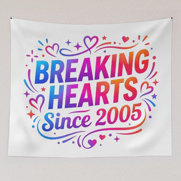 Item preview, breaking hearts, turning 20, 20 years old, heartbreaker, cute heartbreaker, flirty quote, funny birthday, sassy quote designed and sold by TrueArtVibes.