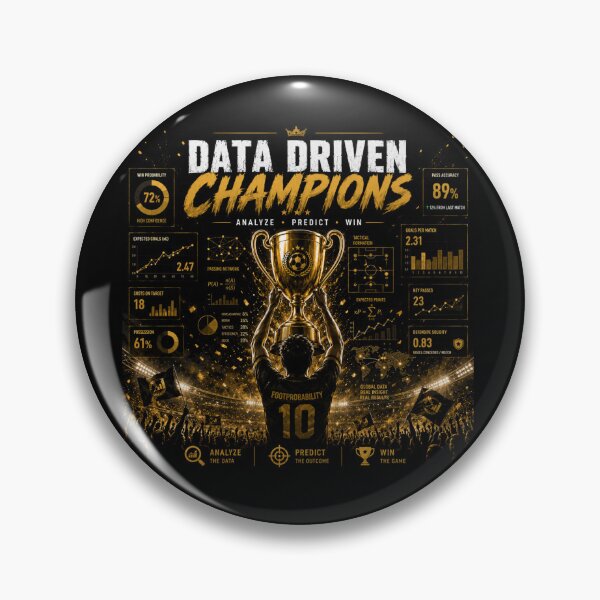 Item preview, DATA DRIVEN CHAMPIONS designed and sold by FootProbability.