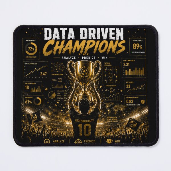 Item preview, DATA DRIVEN CHAMPIONS designed and sold by FootProbability.