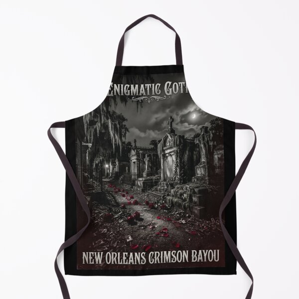 Item preview, New Orleans Crimson Bayou - Enigmatic Goth Cemetery Art designed and sold by EnigmaticGoth.