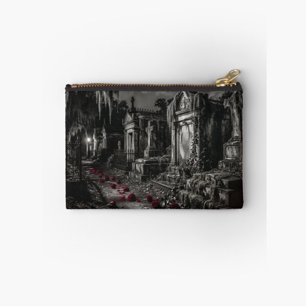 Item preview, New Orleans Crimson Bayou - Enigmatic Goth Cemetery Art designed and sold by EnigmaticGoth.