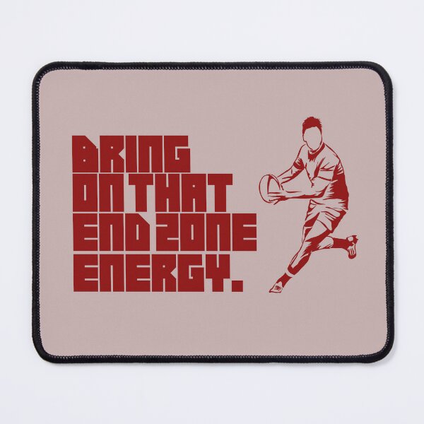 Item preview, Bring On That End Zone Energy Rugby Football Silhouette designed and sold by LoudVictory.